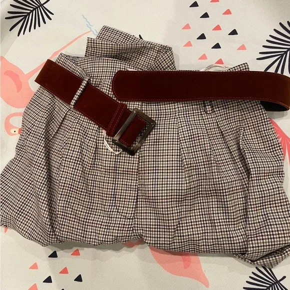 NWOT Cara Cara Soho Pants COLOR: HANNON PLAID TURTLEDOVE